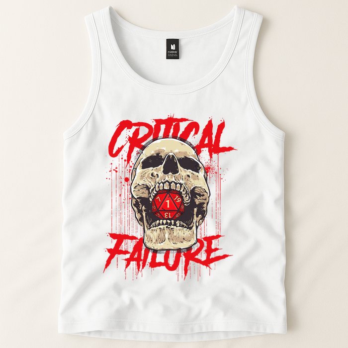 Critical Failure Roleplaying Game Tank Top
