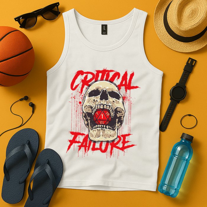 Critical Failure Roleplaying Game Tank Top
