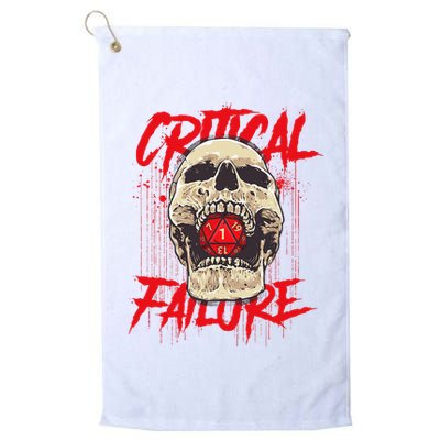 Critical Failure Roleplaying Game Golf Towel