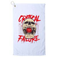 Critical Failure Roleplaying Game Platinum Collection Golf Towel