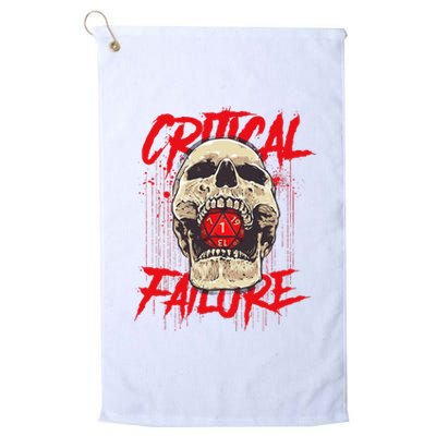 Critical Failure Roleplaying Game Platinum Collection Golf Towel