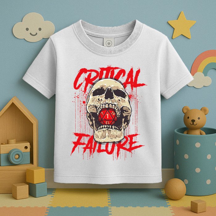 Critical Failure Roleplaying Game Toddler T-Shirt
