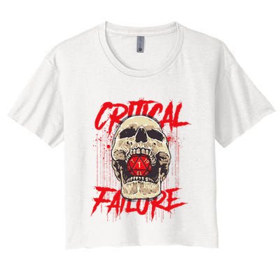 Critical Failure Roleplaying Game Crop Top
