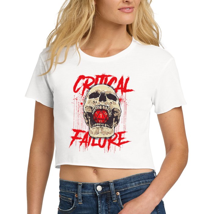 Critical Failure Roleplaying Game Crop Top