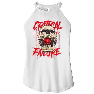 Critical Failure Roleplaying Game Women's Perfect Tri Rocker Tank