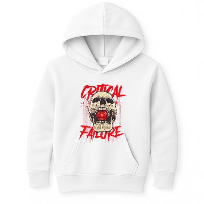 Critical Failure Roleplaying Game Kids Hoodie