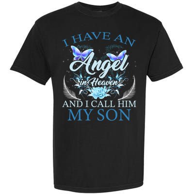 Cute Family Remembrance Angel Heaven Birthday Love Garment-Dyed Heavyweight T-Shirt