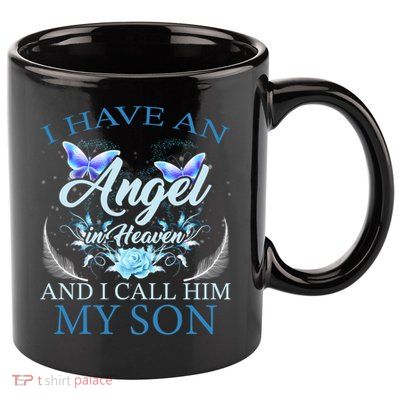 Cute Family Remembrance Angel Heaven Birthday Love 11oz C Handle Ceramic Mug