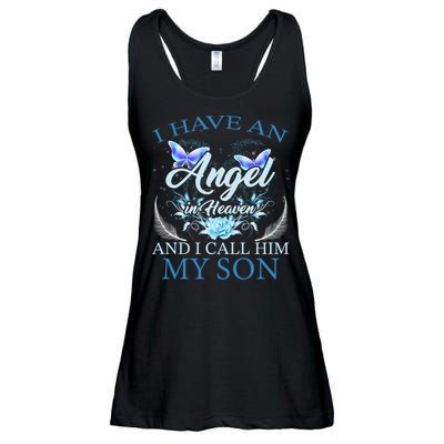 Cute Family Remembrance Angel Heaven Birthday Love Ladies Essential Flowy Tank