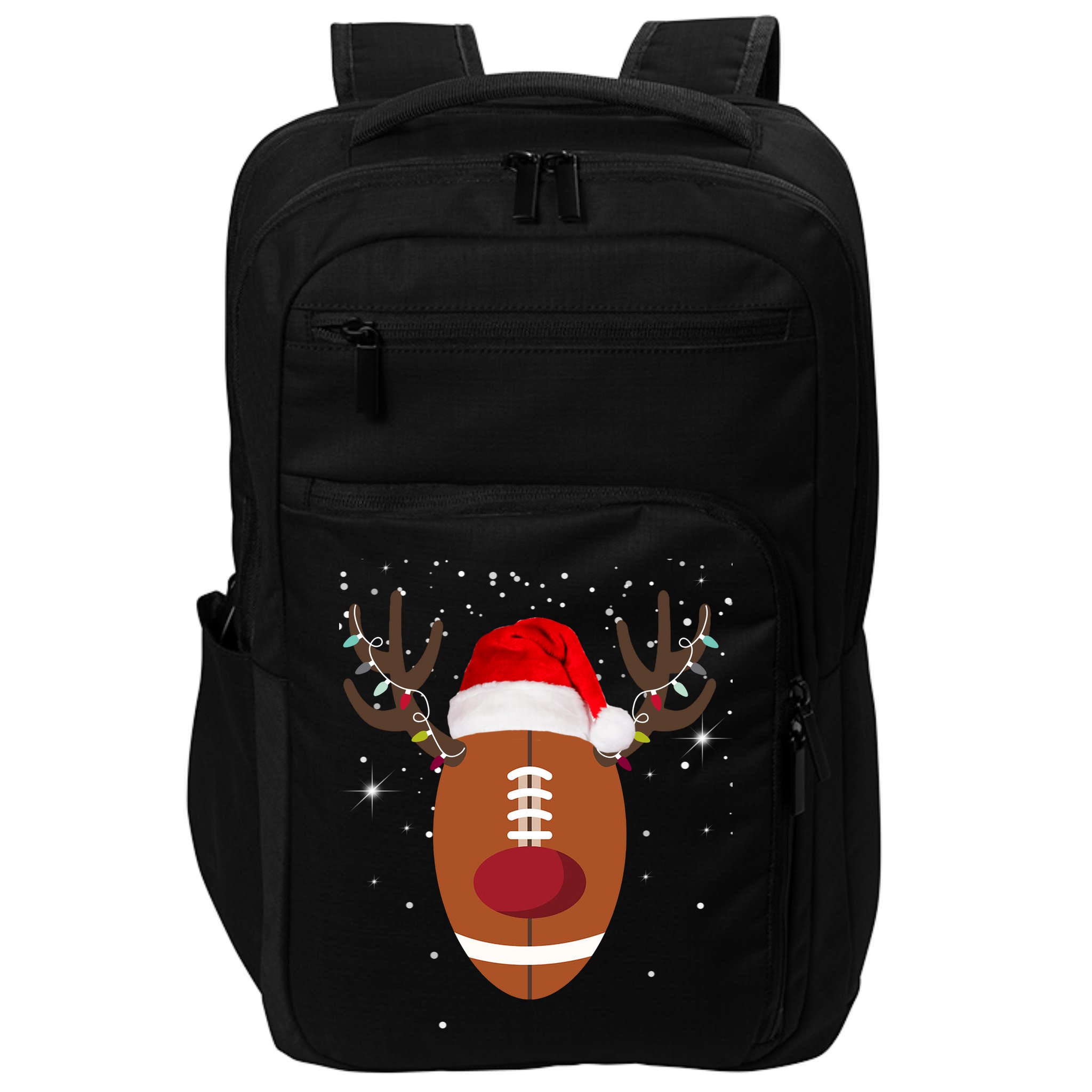 Christmas Football Reindeer Impact Tech Backpack