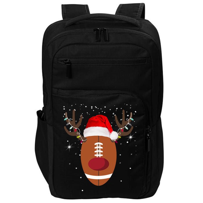 Christmas Football Reindeer Impact Tech Backpack