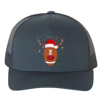 Christmas Football Reindeer Yupoong Adult 5-Panel Trucker Hat