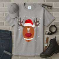 Christmas Football Reindeer Tall T-Shirt