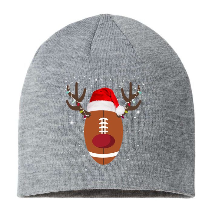 Christmas Football Reindeer Sustainable Beanie