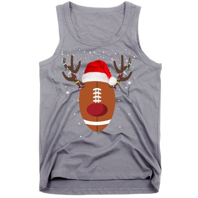 Christmas Football Reindeer Tank Top