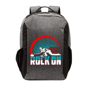 Cool Funny Rock On USA Curling Team Sports Fan Vector Backpack