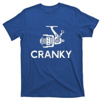 Cranky Fishing Reel Pun Humor Fisher T-Shirt