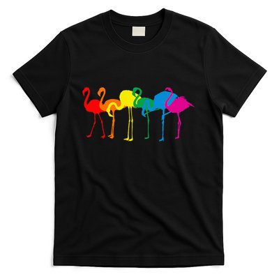 Cute Flamingo Rainbow Flamingo T-Shirt