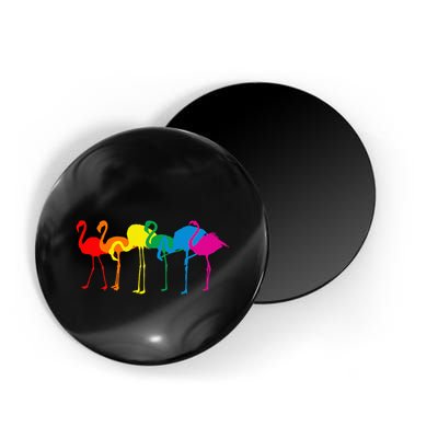 Cute Flamingo Rainbow Flamingo Magnet