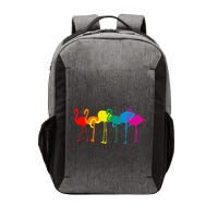 Cute Flamingo Rainbow Flamingo Vector Backpack