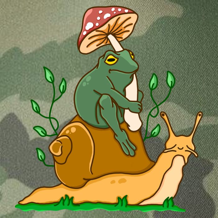 Cute Frog Riding A Snail A Whimsical Illustration Legacy Tie Dye Trucker Hat