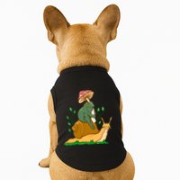 Cute Frog Riding A Snail A Whimsical Illustration Doggie Tank