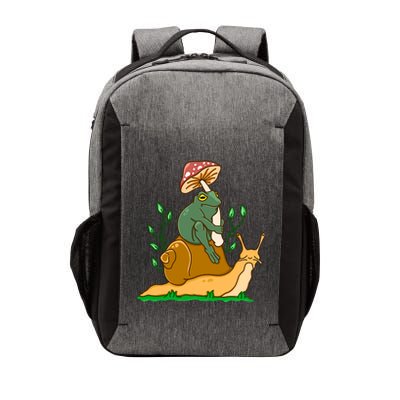 Cute Frog Riding A Snail A Whimsical Illustration Vector Backpack