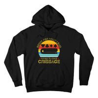 Cribbage Funny Sorry For What I Said While Playing Tall Hoodie