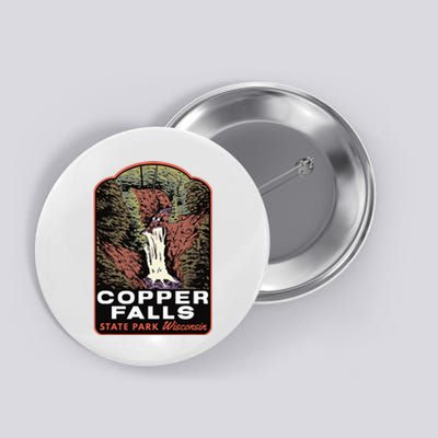 Copper Falls State Park Wisconsin Button