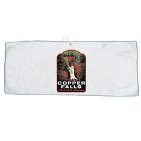 Copper Falls State Park Wisconsin Large Microfiber Waffle Golf Towel