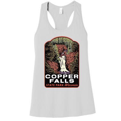 Copper Falls State Park Wisconsin Women's Racerback Tank