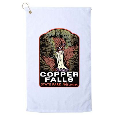 Copper Falls State Park Wisconsin Platinum Collection Golf Towel