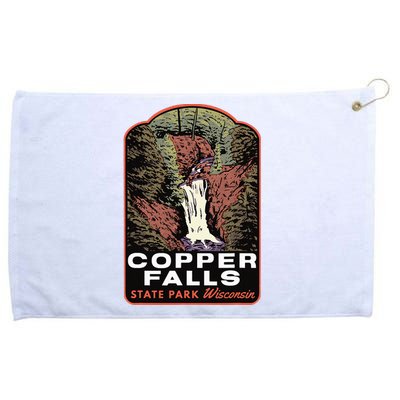 Copper Falls State Park Wisconsin Grommeted Golf Towel