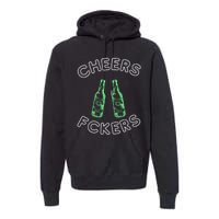 Cheers Fckers St Patricks Day Beer Ing Funny Gift Premium Hoodie