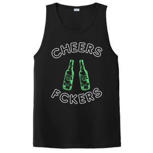 Cheers Fckers St Patricks Day Beer Ing Funny Gift PosiCharge Competitor Tank