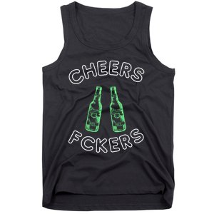 Cheers Fckers St Patricks Day Beer Ing Funny Gift Tank Top