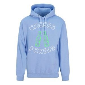 Cheers Fckers St Patricks Day Beer Ing Funny Gift Unisex Surf Hoodie