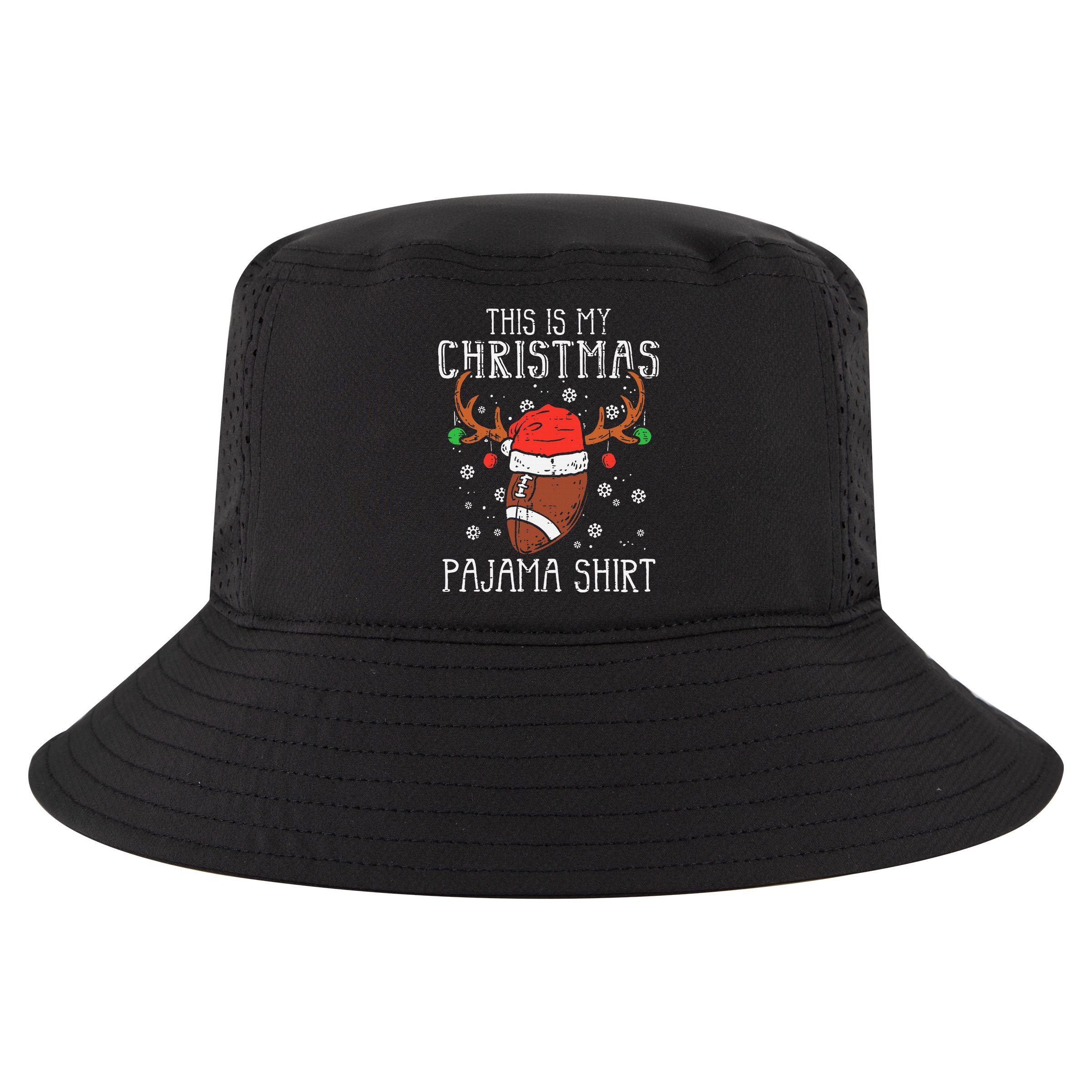 Christmas Football Sports Festive Game Cool Comfort Performance Bucket Hat