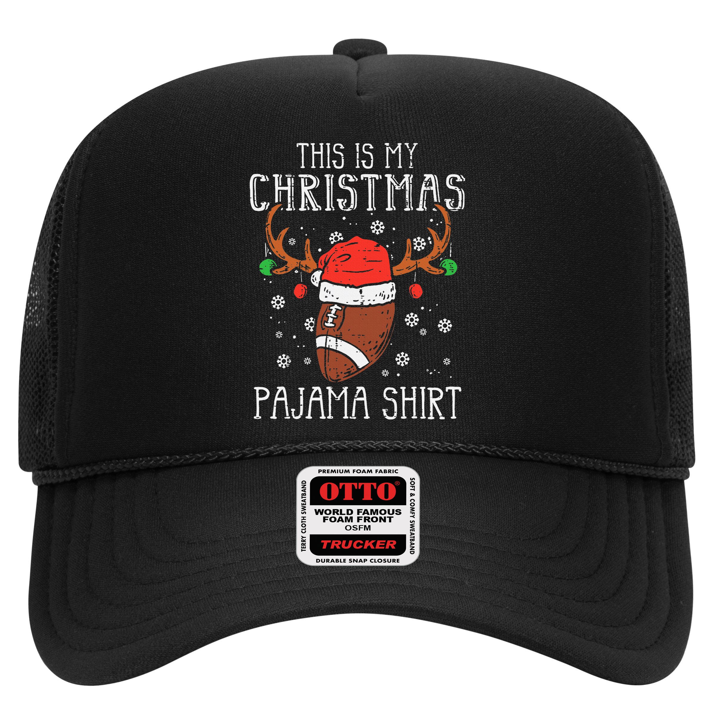 Christmas Football Sports Festive Game Hat