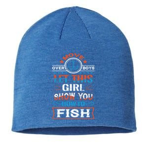 Cute Fisher Summer Family Vacation Camping Fishing Gift Sustainable Beanie