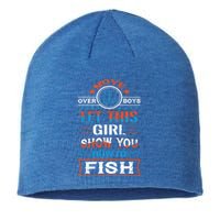 Cute Fisher Summer Family Vacation Camping Fishing Gift Sustainable Beanie