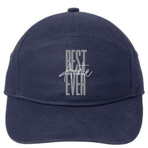 Cute For Sister Funny Novelty Top Best Auntie Ever Gift 7-Panel Snapback Hat