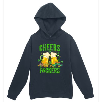 Cheers Fuckers St Patricks Day Beer Drinking Mugs Urban Pullover Hoodie