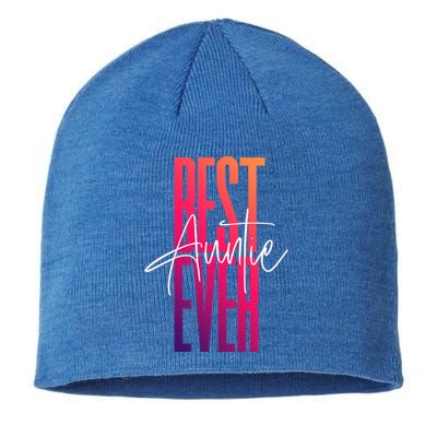 Cute For Sister Funny Novelty Top Best Auntie Ever Gift Sustainable Beanie