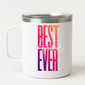 Cute For Sister Funny Novelty Top Best Auntie Ever Gift 12 oz Stainless Steel Tumbler Cup