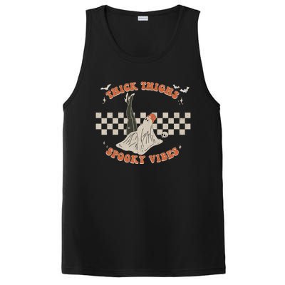 Comfy Fall Season Creep It Real Thick Thights Spooky Vibes Cool Gift PosiCharge Competitor Tank