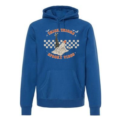 Comfy Fall Season Creep It Real Thick Thights Spooky Vibes Cool Gift Premium Hoodie