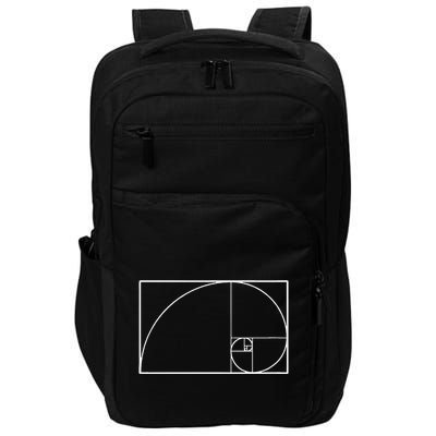 Cool Fibonacci Spiral Trendy Math Lover Science Teacher Impact Tech Backpack