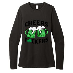 Cheers Fckers St Patricks Day Beer Ing Gift Womens CVC Long Sleeve Shirt