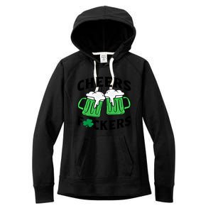 Cheers Fckers St Patricks Day Beer Ing Gift Women's Fleece Hoodie